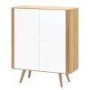 Studio Copenhagen Commode Loca III - Blanc / Chêne sauvage clair