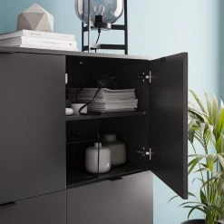 Studio Copenhagen Commode haute Harma - Gris foncé 23 Studio Copenhagen Commode haute Harma - Gris foncé -Commodes Soldes 1000007066 200402 18274400007 DETAILS P000000001000007066