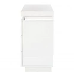 Fredriks Commode Emblaze II - avec éclairage - Blanc brillant -Commodes Soldes 1000027392 200811 13493500052 DETAILS P000000001000027392