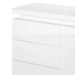 Fredriks Commode Emblaze II - avec éclairage - Blanc brillant -Commodes Soldes 1000027392 200811 13493600053 DETAILS P000000001000027392