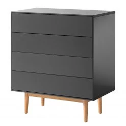 Mørteens Commode Lindholm I - Partiellement en chêne massif - Gris