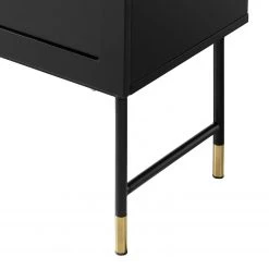 Studio Copenhagen Enfilade Luuk - Noir mat / Doré -Commodes Soldes 1000123483 190201 08204300006 GALLERYIMAGES P000000001000123483
