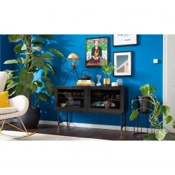 Studio Copenhagen Enfilade Luuk - Noir mat / Doré -Commodes Soldes 1000123483 210428 12224300001 MOOD DETAILS P000000001000123483 mood