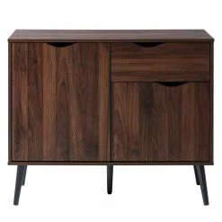 Mørteens Commode Gjora I - Partiellement en hévéa massif - Noyer -Commodes Soldes 1000123695 190201 15491900002 GALLERYIMAGES P000000001000123695