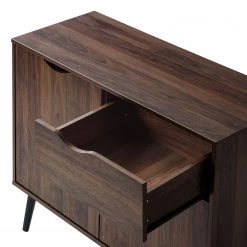 Mørteens Commode Gjora I - Partiellement en hévéa massif - Noyer -Commodes Soldes 1000123695 190201 15492000008 GALLERYIMAGES P000000001000123695