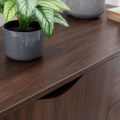 Mørteens Commode Gjora I - Partiellement en hévéa massif - Noyer -Commodes Soldes 1000123695 190325 11253100011 GALLERYIMAGES P000000001000123695