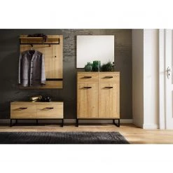 Red Living Commode Krokby III - Imitation chêne Grandson / Noir -Commodes Soldes 1000129136 200811 14085501368 MOOD DETAILS P000000001000129136 mood