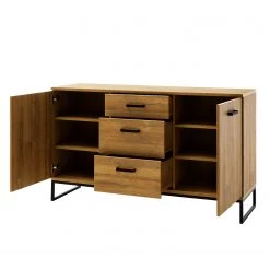 Red Living Commode Krokby II - Imitation chêne Grandson / Noir -Commodes Soldes 1000129146 200811 14093701408 DETAILS P000000001000129146