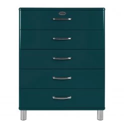 Tenzo Commode Malibu VI - Bleu pétrole / Chrome