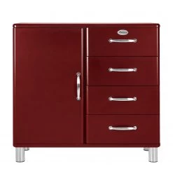 Tenzo Commode Malibu VIII - Rouge cerise