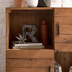 Ars manufacti Commode haute Grasby - Pin massif / Métal - Pin / Noir -Commodes Soldes 1000147147 190730 14584800004 DETAILS P000000001000147147