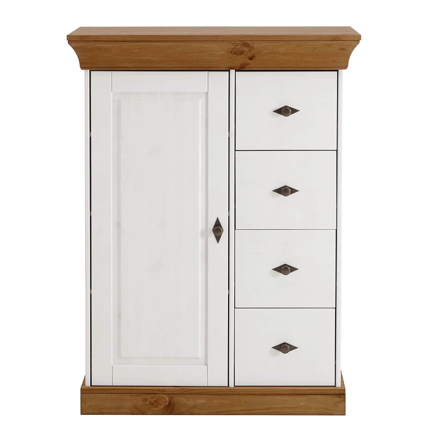 Maison Belfort Commode Bergen - Pin massif - Epicéa blanc / Epicéa ambre jaune 1 Maison Belfort Commode Bergen - Pin massif - Epicéa blanc / Epicéa ambre jaune