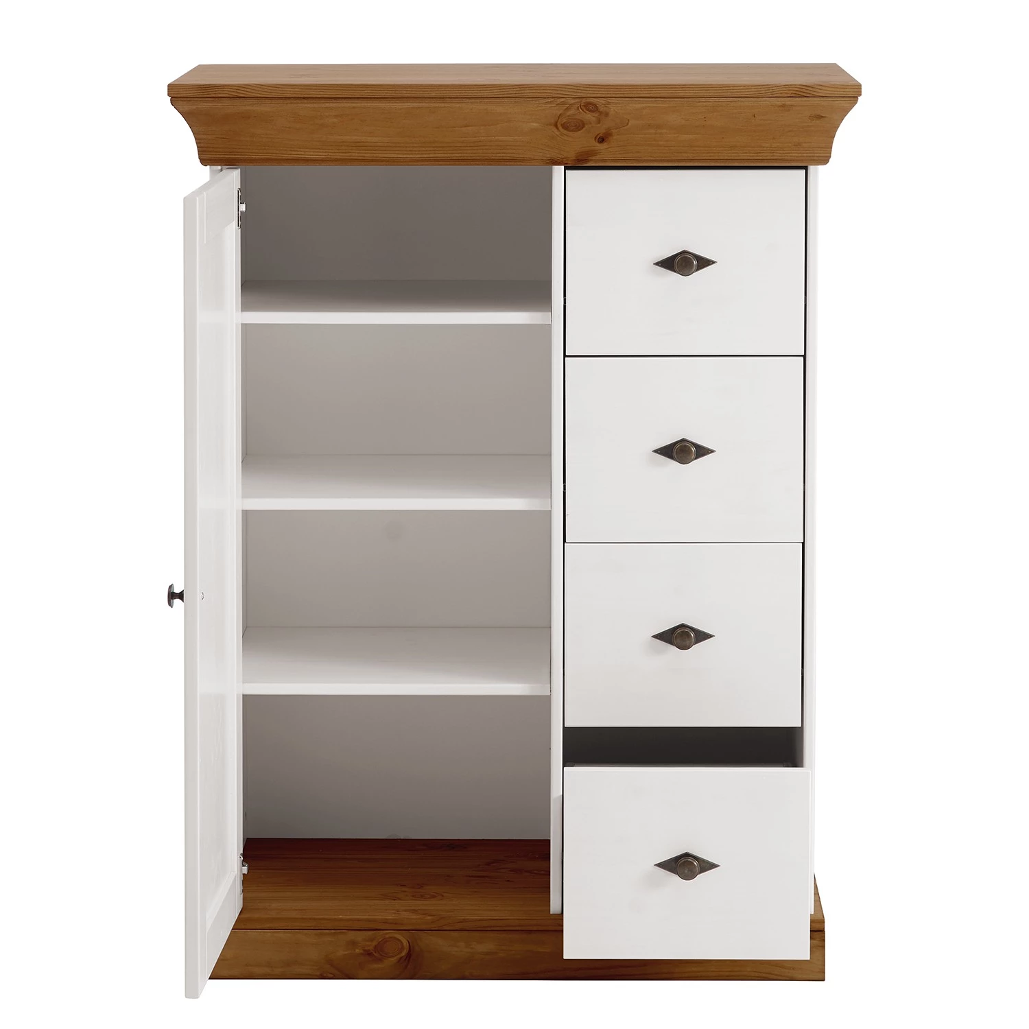 Maison Belfort Commode Bergen - Pin massif - Epicéa blanc / Epicéa ambre jaune 2 Maison Belfort Commode Bergen - Pin massif - Epicéa blanc / Epicéa ambre jaune – Image 2