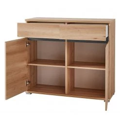 Germania Buffet Lissabon - Imitation hêtre / Anthracite -Commodes Soldes 1000150688 181217 15305300023 GALLERYIMAGES P000000001000150688