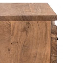 Ars Natura Commode Vardo - Acacia massif / Métal - Acacia / Noir -Commodes Soldes 1000166790 200724 06192800014 DETAILS P000000001000166790