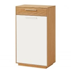 Voss Commode Loveno II - Partiellement en chêne massif / Métal - Blanc