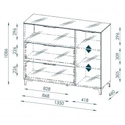 Maja Möbel Commode Shino II - Verre noir / Imitation chêne de Riviera 10 Maja Möbel Commode Shino II - Verre noir / Imitation chêne de Riviera -Commodes Soldes 1000170635 190418 12394100169 GALLERYIMAGES P000000001000170635