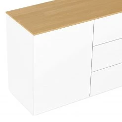 Temahome Commode Join - Chêne / Blanc -Commodes Soldes 1000172922 201016 13381700563 DETAILS P000000001000172922