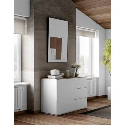 Temahome Commode Join - Noyer / Blanc -Commodes Soldes 1000172929 201016 13393500597 MOOD DETAILS P000000001000172929 mood