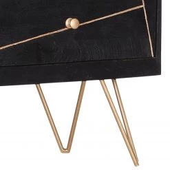 Jack & Alice Commode Towa I - Acacia massif / Métal - Noir / Or 6 Jack & Alice Commode Towa I - Acacia massif / Métal - Noir / Or -Commodes Soldes 1000172962 190503 07493600066 GALLERYIMAGES P000000001000172962