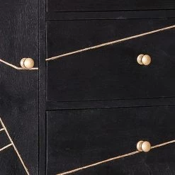 Jack & Alice Commode Towa I - Acacia massif / Métal - Noir / Or 7 Jack & Alice Commode Towa I - Acacia massif / Métal - Noir / Or -Commodes Soldes 1000172962 190503 07493600067 GALLERYIMAGES P000000001000172962