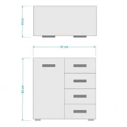 Commode Stockholm II -Commodes Soldes 1000175493 191205 16375500005 SKETCH DETAILS P000000001000175493 sketch