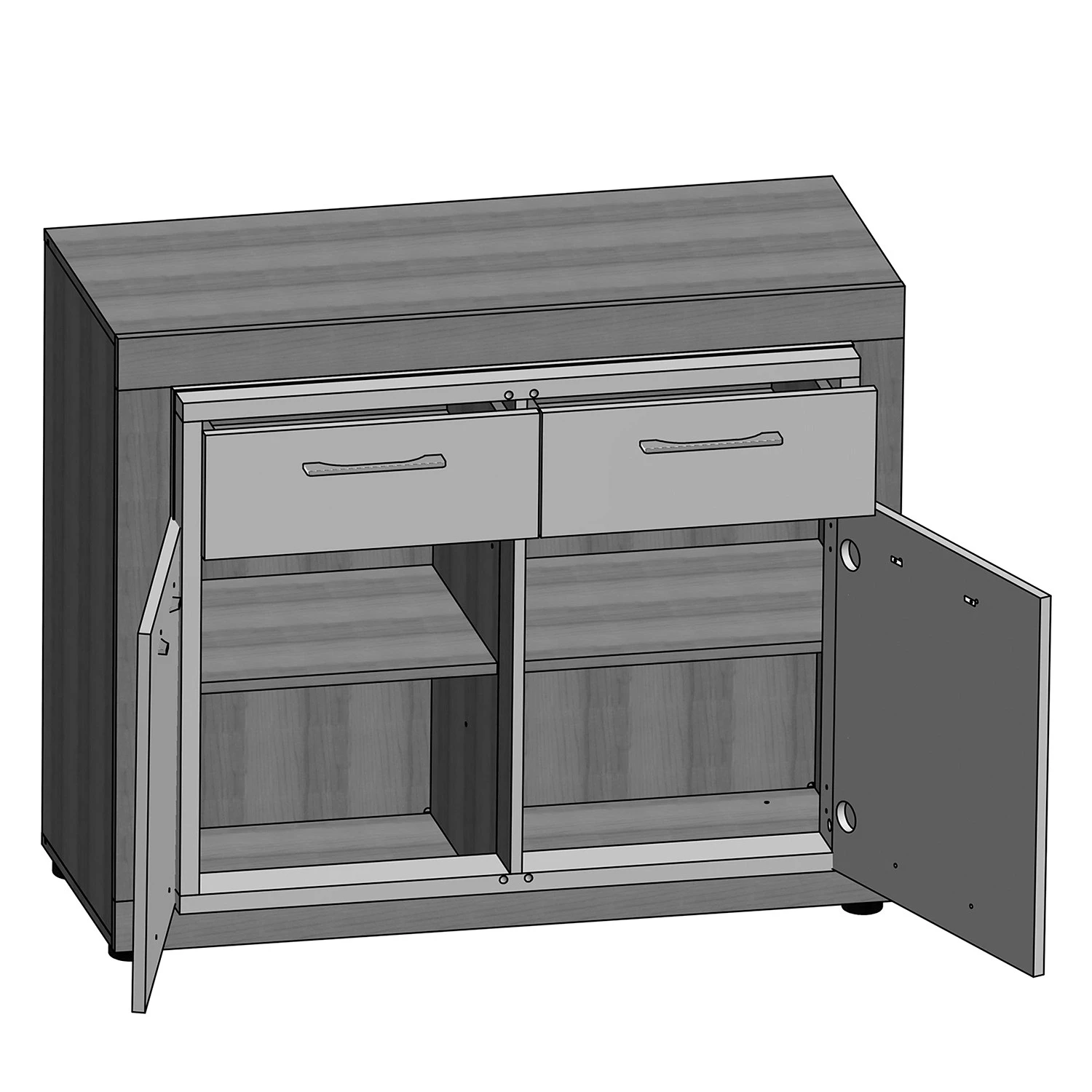 Loftscape Commode Stokka - Noir 3 Loftscape Commode Stokka - Noir – Image 3