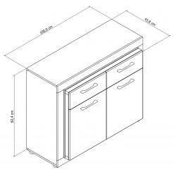 Loftscape Commode Stokka - Noir 9 Loftscape Commode Stokka - Noir -Commodes Soldes 1000175583 190705 06260100122 SKETCH DETAILS P000000001000175583 sketch