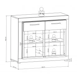Loftscape Commode Stokka - Noir 10 Loftscape Commode Stokka - Noir -Commodes Soldes 1000175583 190705 06260100123 SKETCH DETAILS P000000001000175583 sketch