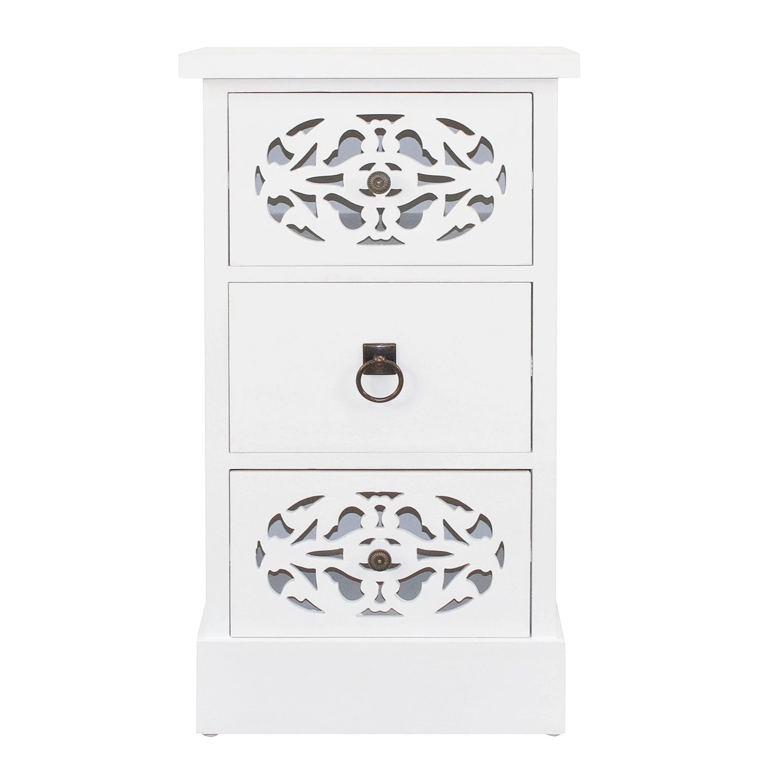 Ridgevalley Commode Jabiru - Blanc - Hauteur : 71 cm 1 Ridgevalley Commode Jabiru - Blanc - Hauteur : 71 cm
