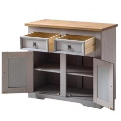 Maison Belfort Commode Finca Rustica I - Pin massif - Pin gris -Commodes Soldes 1000178041 200417 12541000017 DETAILS P000000001000178041