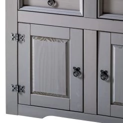 Maison Belfort Commode Finca Rustica I - Pin massif - Pin gris -Commodes Soldes 1000178041 200417 12541100019 DETAILS P000000001000178041