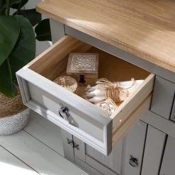 Maison Belfort Commode Finca Rustica I - Pin massif - Pin gris -Commodes Soldes 1000178041 200511 13145700010 DETAILS P000000001000178041