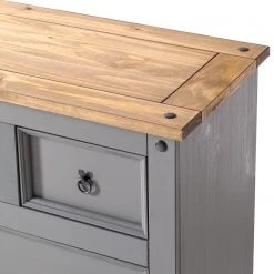 Maison Belfort Commode Finca Rustica II - Pin massif - Pin gris -Commodes Soldes 1000178050 200417 12424400005 DETAILS P000000001000178050