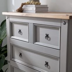 Maison Belfort Commode Finca Rustica II - Pin massif - Pin gris -Commodes Soldes 1000178050 200511 13150000014 DETAILS P000000001000178050