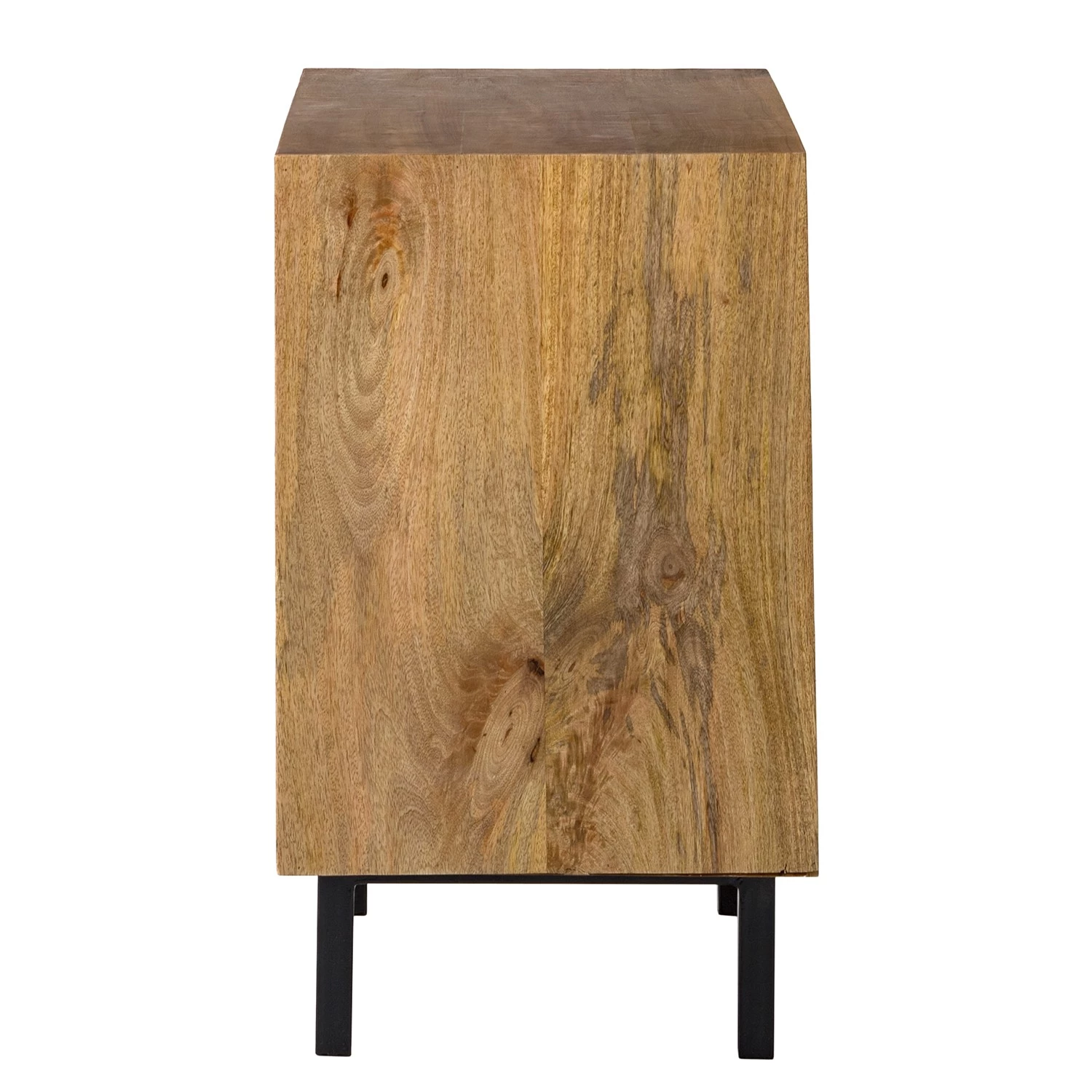 Ars manufacti Commode Vina I - Manguier massif / Rotin - Manguier / Noir 4 Ars manufacti Commode Vina I - Manguier massif / Rotin - Manguier / Noir – Image 4