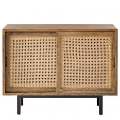 Ars manufacti Buffet Vina II - Manguier massif / Rotin - Manguier / Noir -Commodes Soldes 1000178080 200323 13584200021 DETAILS P000000001000178080