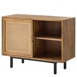 Ars manufacti Buffet Vina II - Manguier massif / Rotin - Manguier / Noir -Commodes Soldes 1000178080 200323 13584400024 DETAILS P000000001000178080