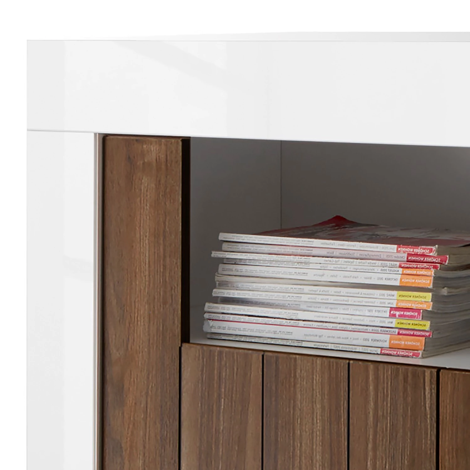 LC Spa Buffet Urbino - Imitation noisetier / Blanc 7 LC Spa Buffet Urbino - Imitation noisetier / Blanc – Image 7