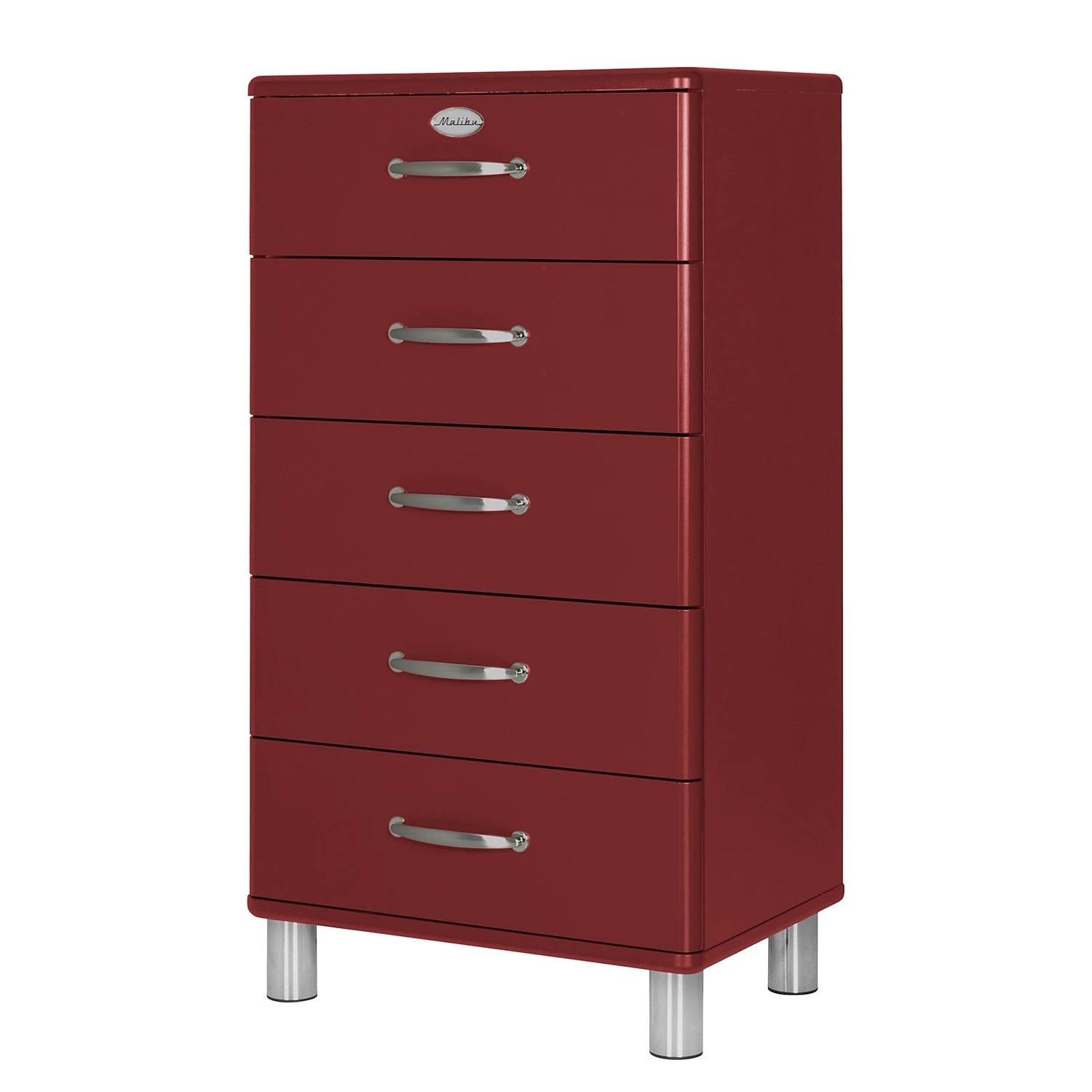 Tenzo Commode Malibu III - Rouge cerise 1 Tenzo Commode Malibu III - Rouge cerise