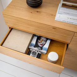 Ars Natura Commode Nozza - Placage en bois véritable - Chêne / Noir 25 Ars Natura Commode Nozza - Placage en bois véritable - Chêne / Noir -Commodes Soldes 1000182823 200306 14374700007 MOOD DETAILS P000000001000182823 mood