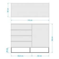 Ars Natura Commode Nozza - Placage en bois véritable - Chêne / Noir 37 Ars Natura Commode Nozza - Placage en bois véritable - Chêne / Noir -Commodes Soldes 1000182823 211018 083456000519 SKETCH DETAILS P000000001000182823 sketch