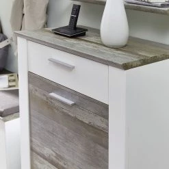 Loftscape Meuble d’entrée Bickley - Blanc / Imitation bois flotté 11 Loftscape Meuble d’entrée Bickley - Blanc / Imitation bois flotté -Commodes Soldes 1000183588 190726 06000400128 DETAILS P000000001000183588