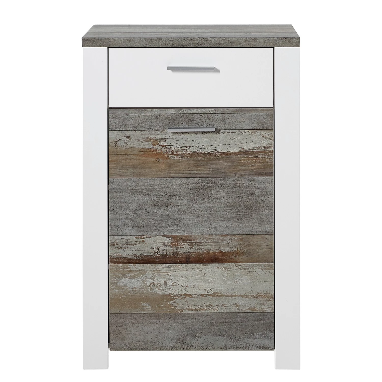 Loftscape Meuble d’entrée Bickley - Blanc / Imitation bois flotté 5 Loftscape Meuble d’entrée Bickley - Blanc / Imitation bois flotté – Image 5