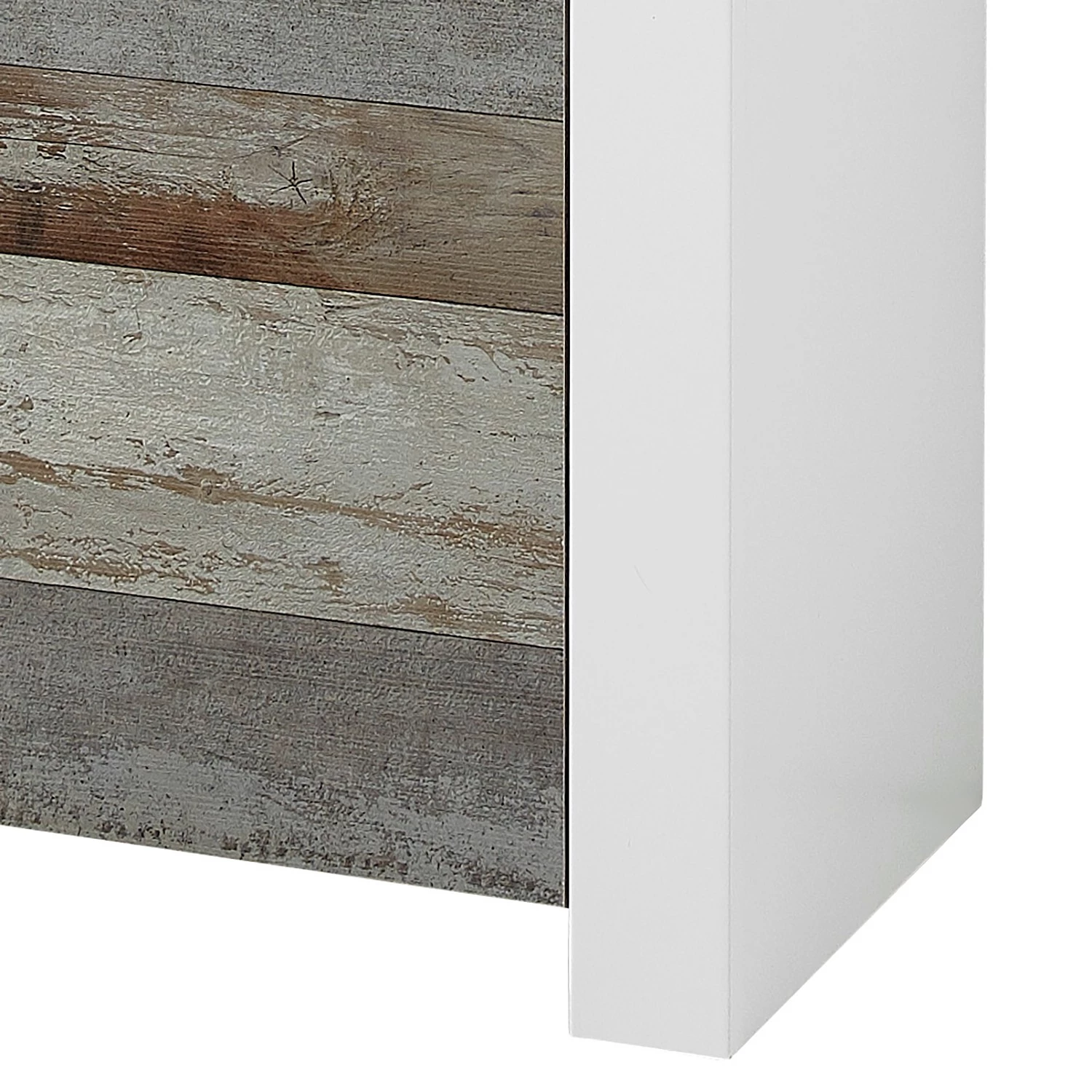 Loftscape Meuble d’entrée Bickley - Blanc / Imitation bois flotté 8 Loftscape Meuble d’entrée Bickley - Blanc / Imitation bois flotté – Image 8