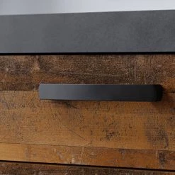 Red Living Commode Tropoja - Imitation pin / Anthracite -Commodes Soldes 1000187438 190913 11021100053 DETAILS P000000001000187438