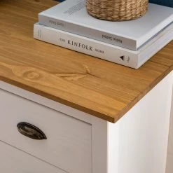 Maison Belfort Commode Rivery II - Pin massif - Blanc -Commodes Soldes 1000187565 200312 14522700005 DETAILS P000000001000187565