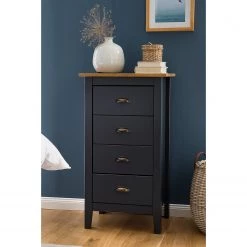 Maison Belfort Commode Rivery I - Pin massif - Anthracite -Commodes Soldes 1000187568 201111 14522700010 MOOD DETAILS P000000001000187568 mood