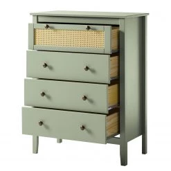 Maison Belfort Commode Belleria II - Pin massif - Vert olive clair -Commodes Soldes 1000187570 200205 11113200038 DETAILS P000000001000187570