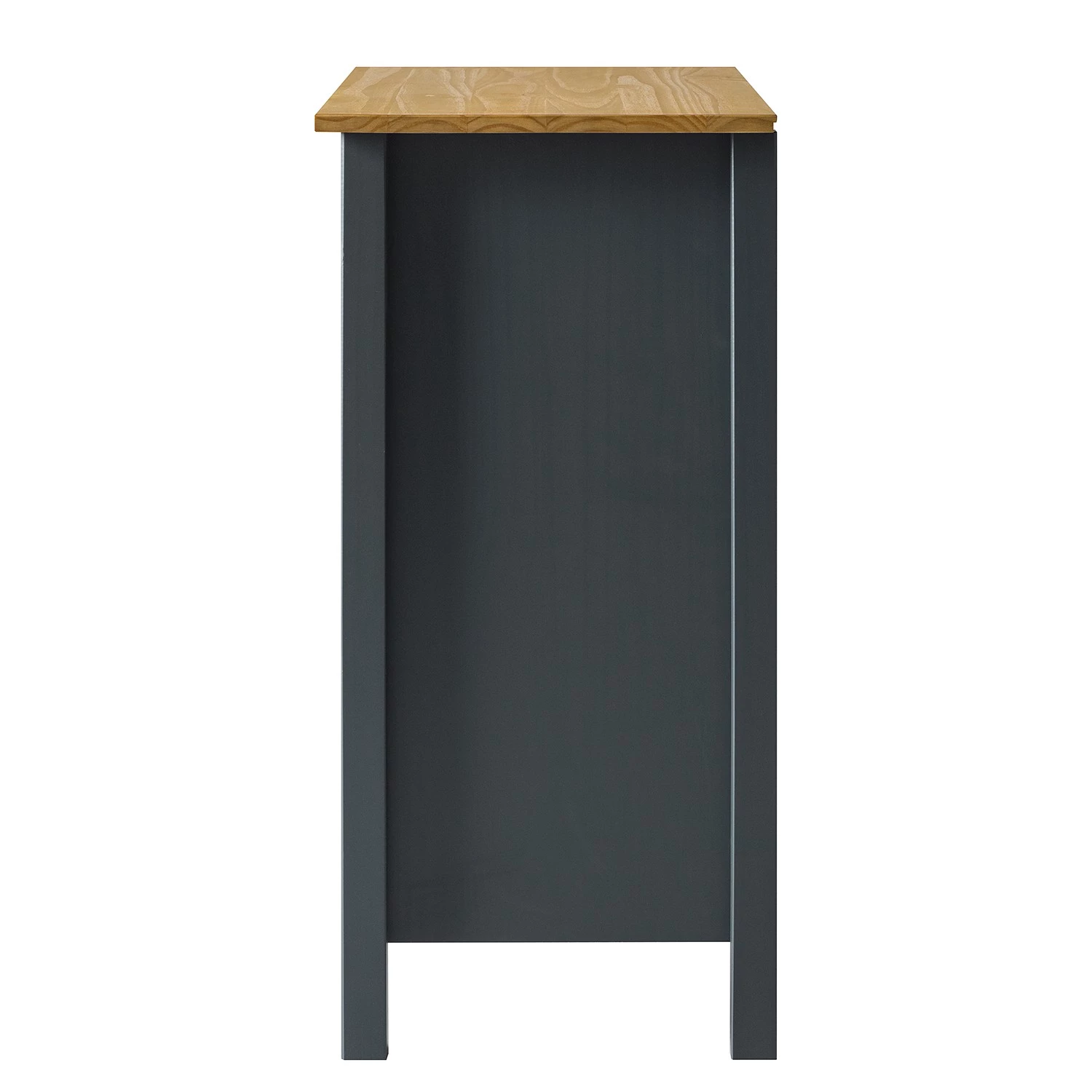 Maison Belfort Commode Rivery II - Pin massif - Anthracite 6 Maison Belfort Commode Rivery II - Pin massif - Anthracite – Image 6